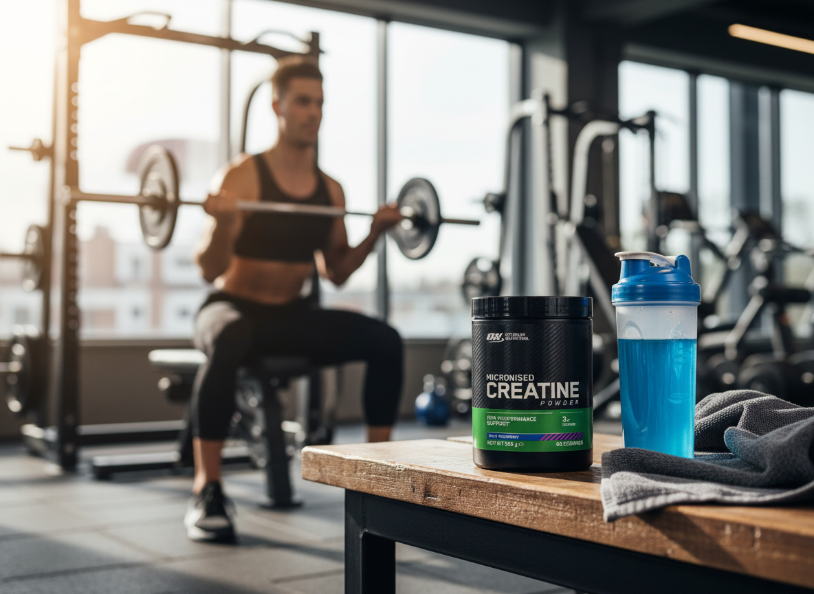 Optimum Nutrition Micronised Creatine Powder, 360 g, Blue Raspberry