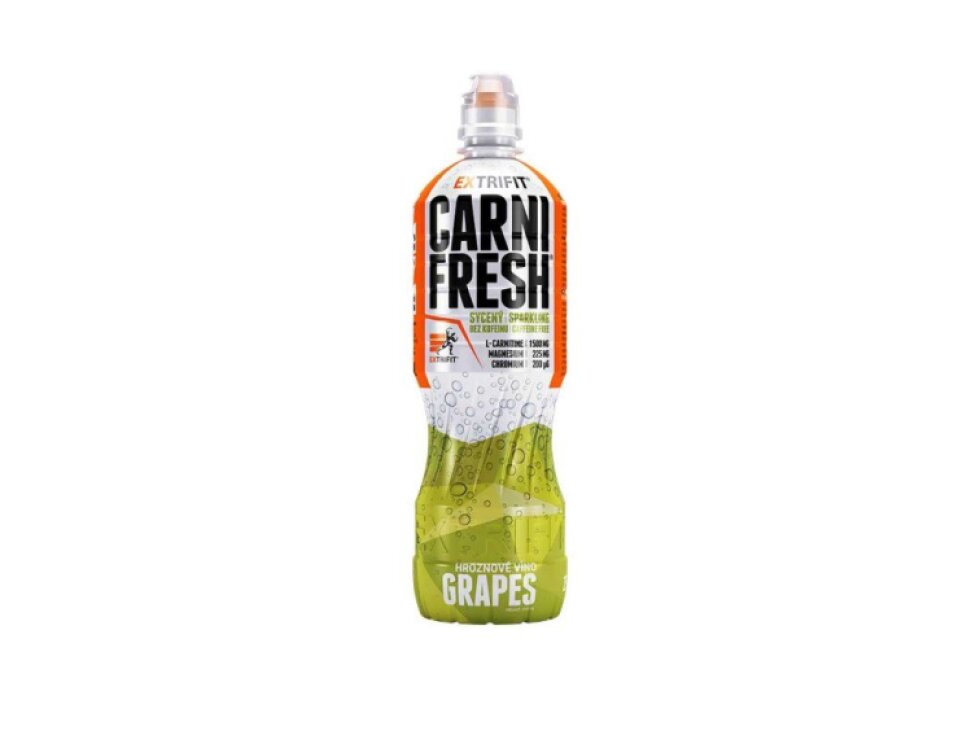 Extrifit Carnifresh 850 ml - Divoká Jahoda a Mäta, Bez Kofeínu