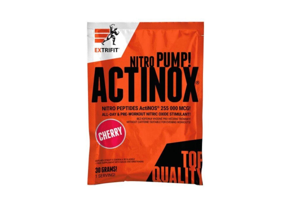 Extrifit Actinox 30 g orange - Rýchly energetický štart pred tréningom