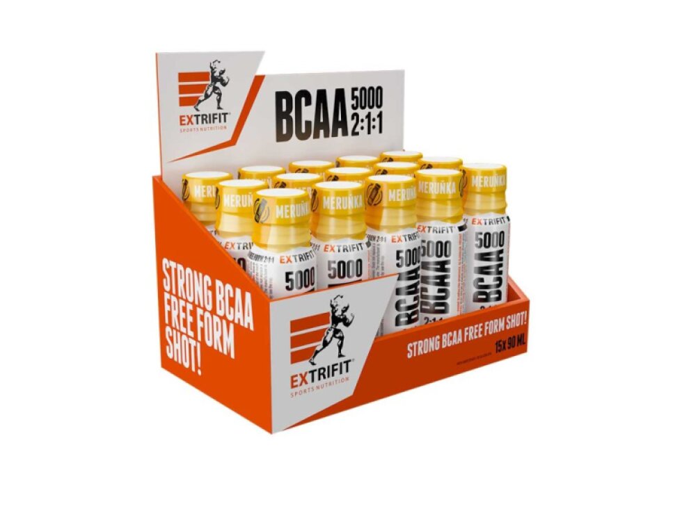 Extrifit BCAA 5000 2:1:1 Shot Grapes - 15x90ml