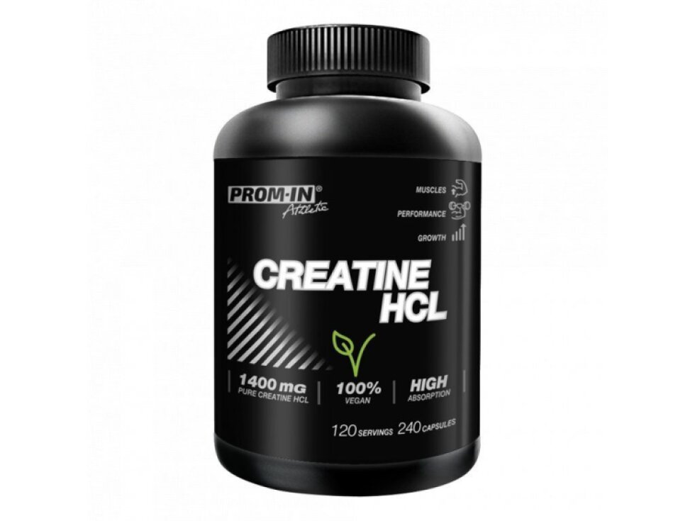 Prom-In Creatine HCL Vegan 240 cps - Podpora sily a výkonu