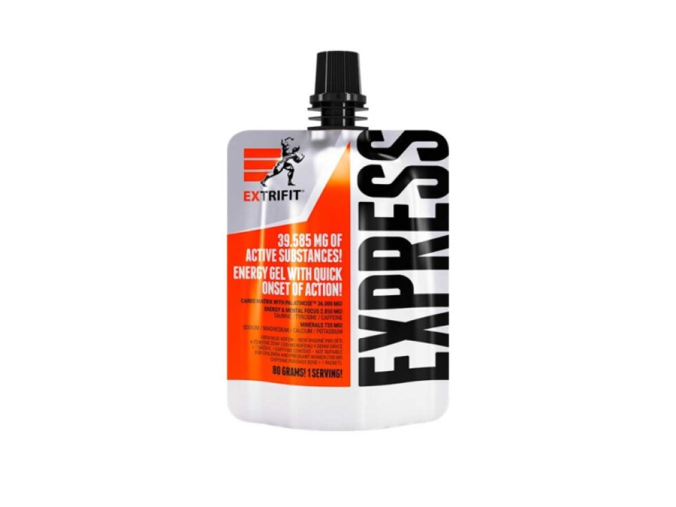 Extrifit Express Energy Gel 80 g Lime - Rýchly energizér