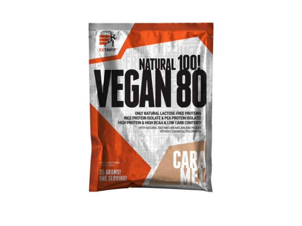 Extrifit Vegan 80 - 35g Karamelový Proteín
