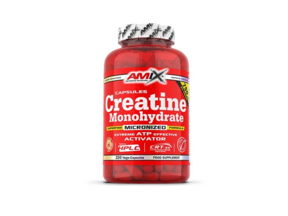 Amix Creatine Monohydrate 220 cps - Ultra mikronizovaný kreatín