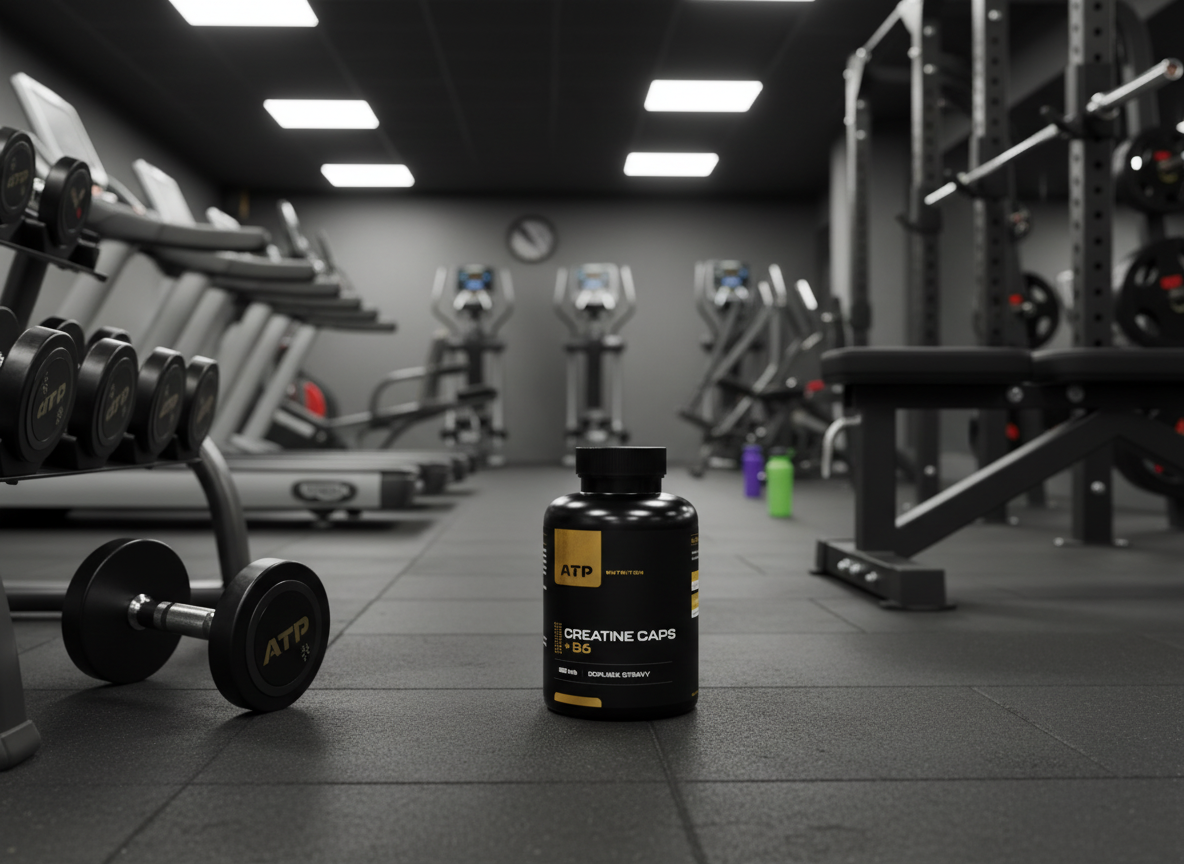 ATP Nutrition Creatine Caps + B6 180 kapsúl - Podpora sily