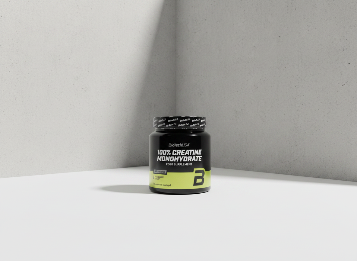 BioTech 100% Creatine Monohydrate - 300 g, Unflavoured