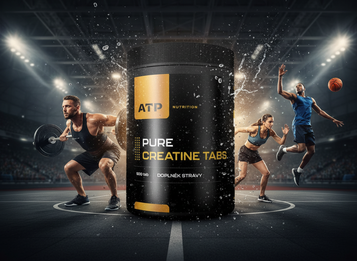 ATP Nutrition Pure Creatine Tabs 500 tbl - 500g Kreatínu