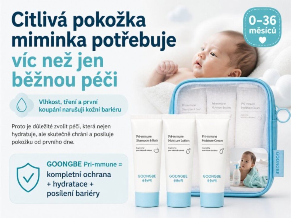 GOONGBE Pri-mmune Cestovní sada pro miminko-ideální do porodnice