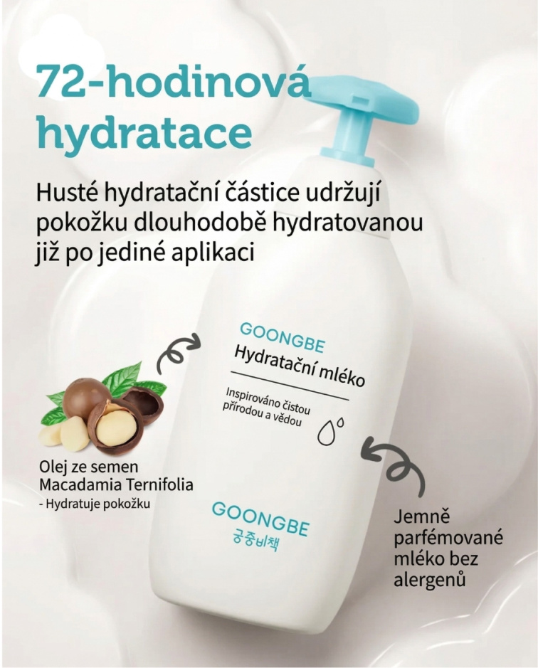 GOONGBE Pri-mmune Hydratační tělové mléko pro děti 350 ml