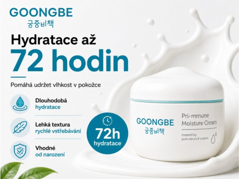 GOONGBE Pri-mmune Hydratační krém pro miminka 180 ml