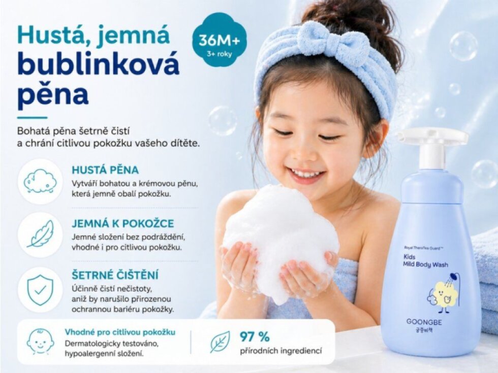 GOONGBE Kids Jemný sprchový gel pro děti 300 ml