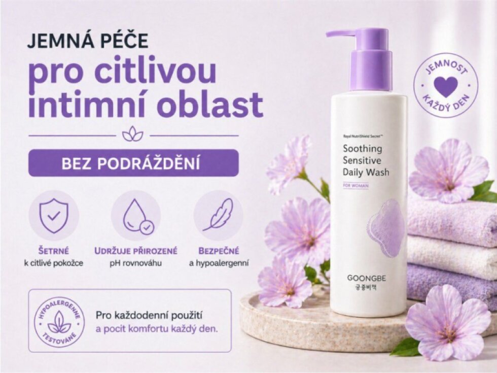 GOONGBE Jemný zklidňující intimní gel 200 ml