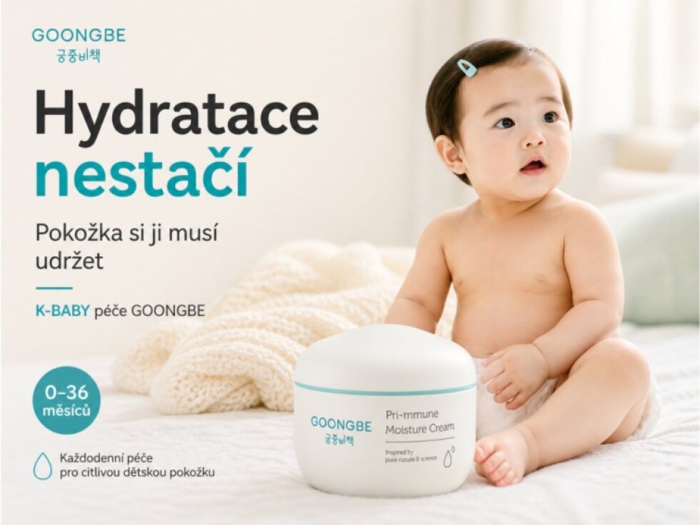 GOONGBE Pri-mmune Hydratační krém pro miminka 180 ml
