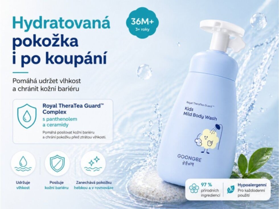 GOONGBE Kids Jemný sprchový gel pro děti 300 ml