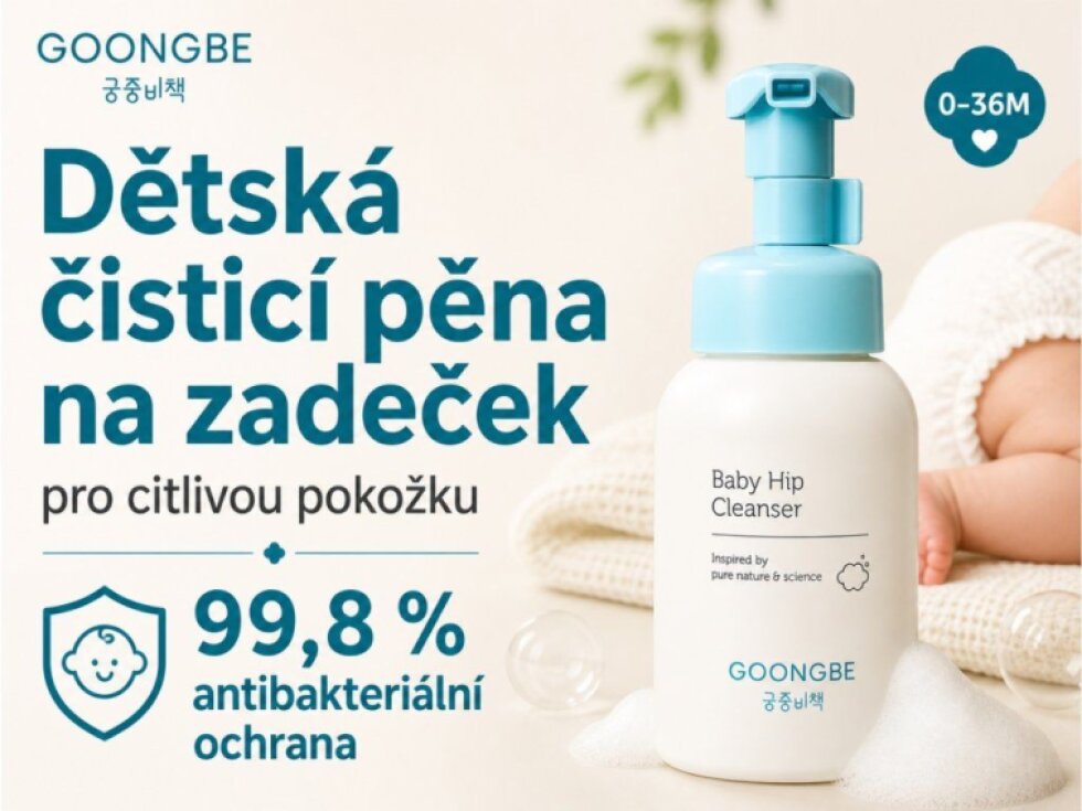GOONGBE Baby čisticí pěna na zadečky 300 ml