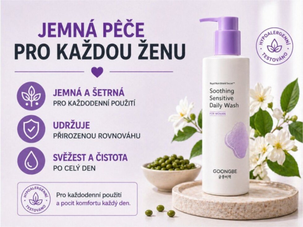 GOONGBE Jemný zklidňující intimní gel 200 ml