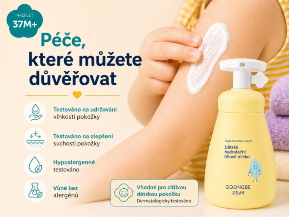 GOONGBE Kids Hydratační tělové mléko 250 ml