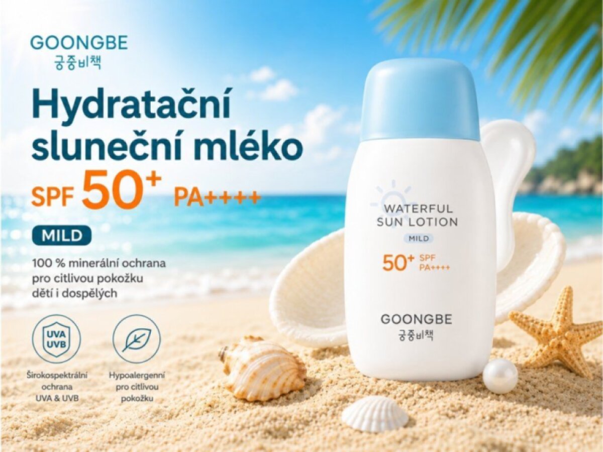 GOONGBE Hydratační sluneční mléko SPF 50+ PA++++ (Waterful Sun Lotion Mild) 80 g