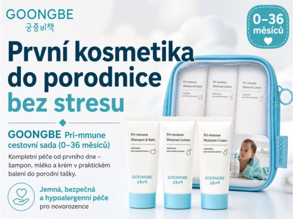 GOONGBE Pri-mmune Cestovní sada pro miminko-ideální do porodnice