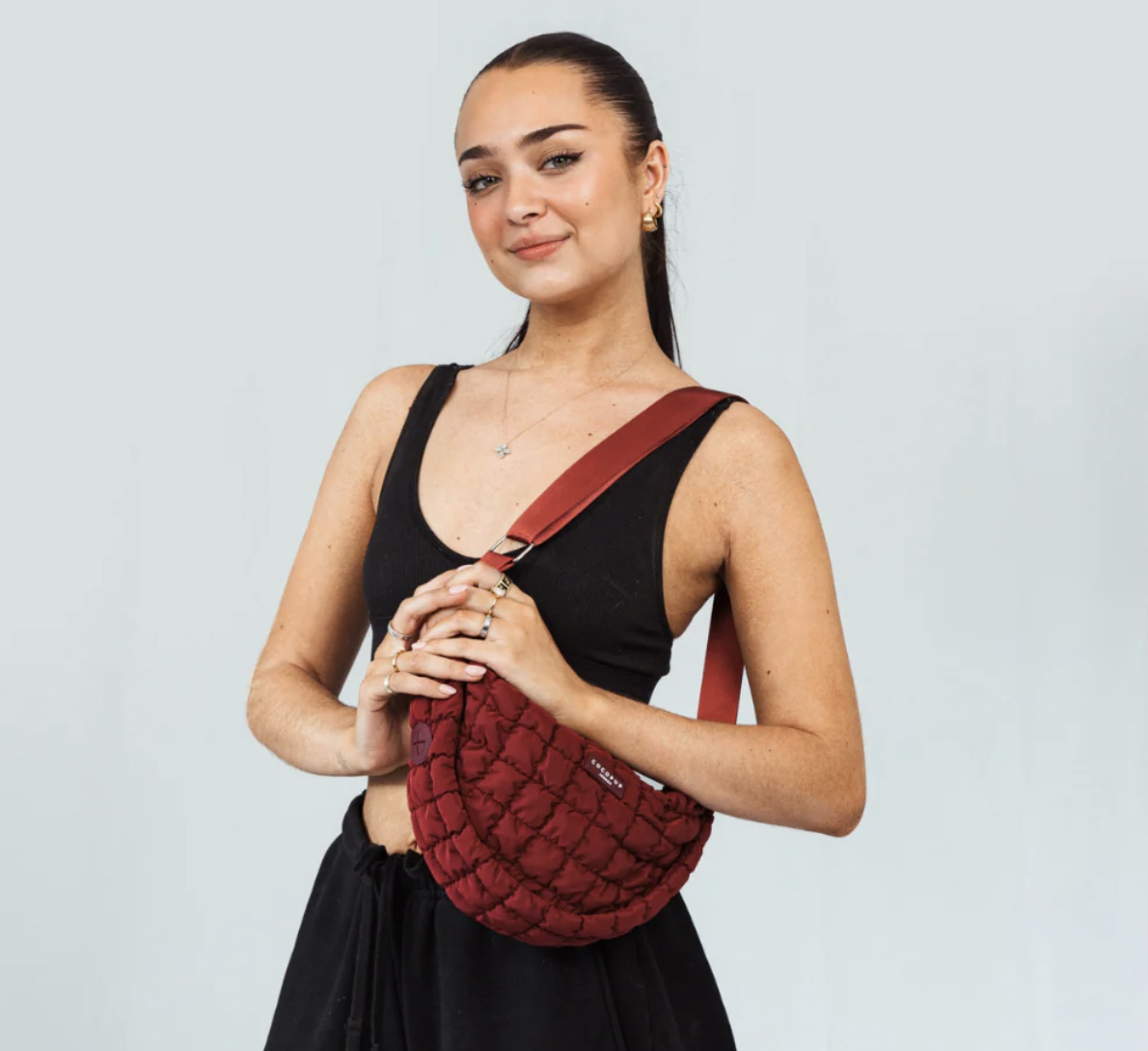 !!!Crossbody pamlskovník Cocopup Merlot