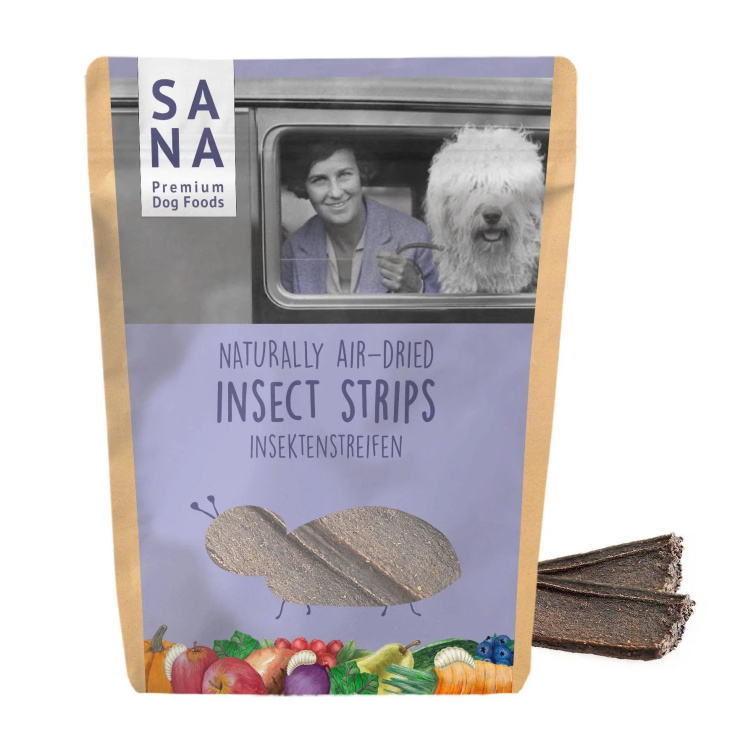 Sanadog Na vzduchu sušené hmyzí plátky s glukosaminem 100 g