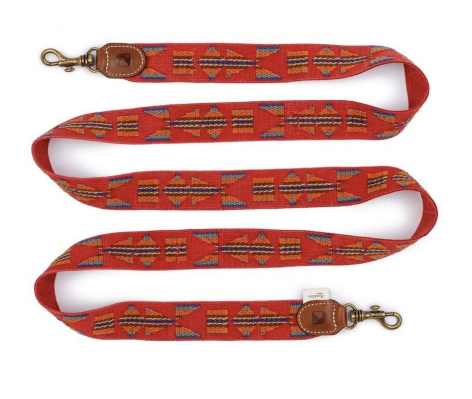 Vodítko pro psy Buddys Etna červené nastavitelné