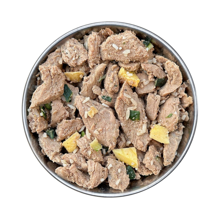 Fidelis menu - kuřecí maso s rýží, cuketou a mangem ve skle 400 g