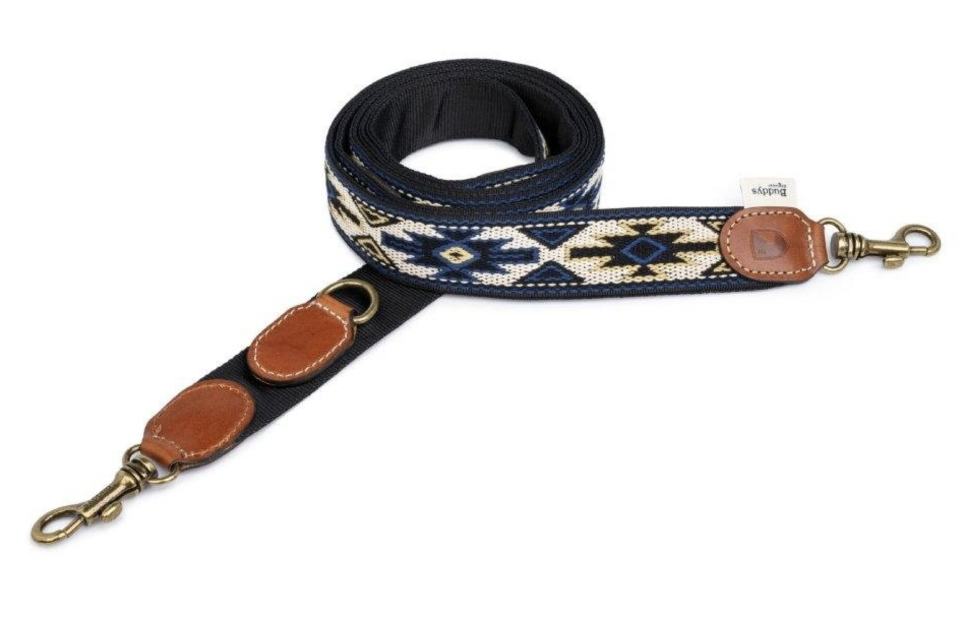 Vodítko Buddys Peyote modré 120cm