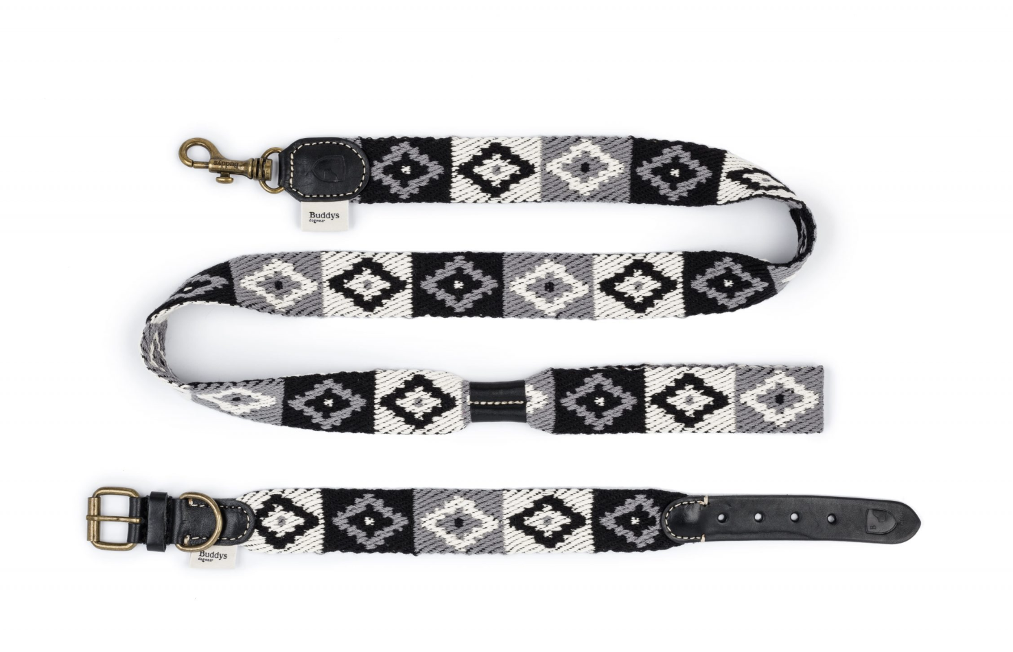 Vodítko Buddys Peruvian Indian černé