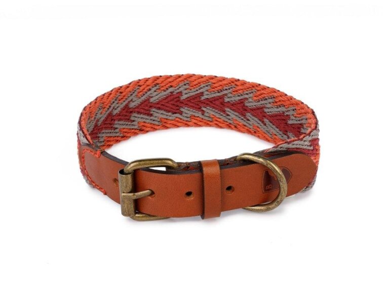 Obojek Buddys Peruvian Arrow oranžový