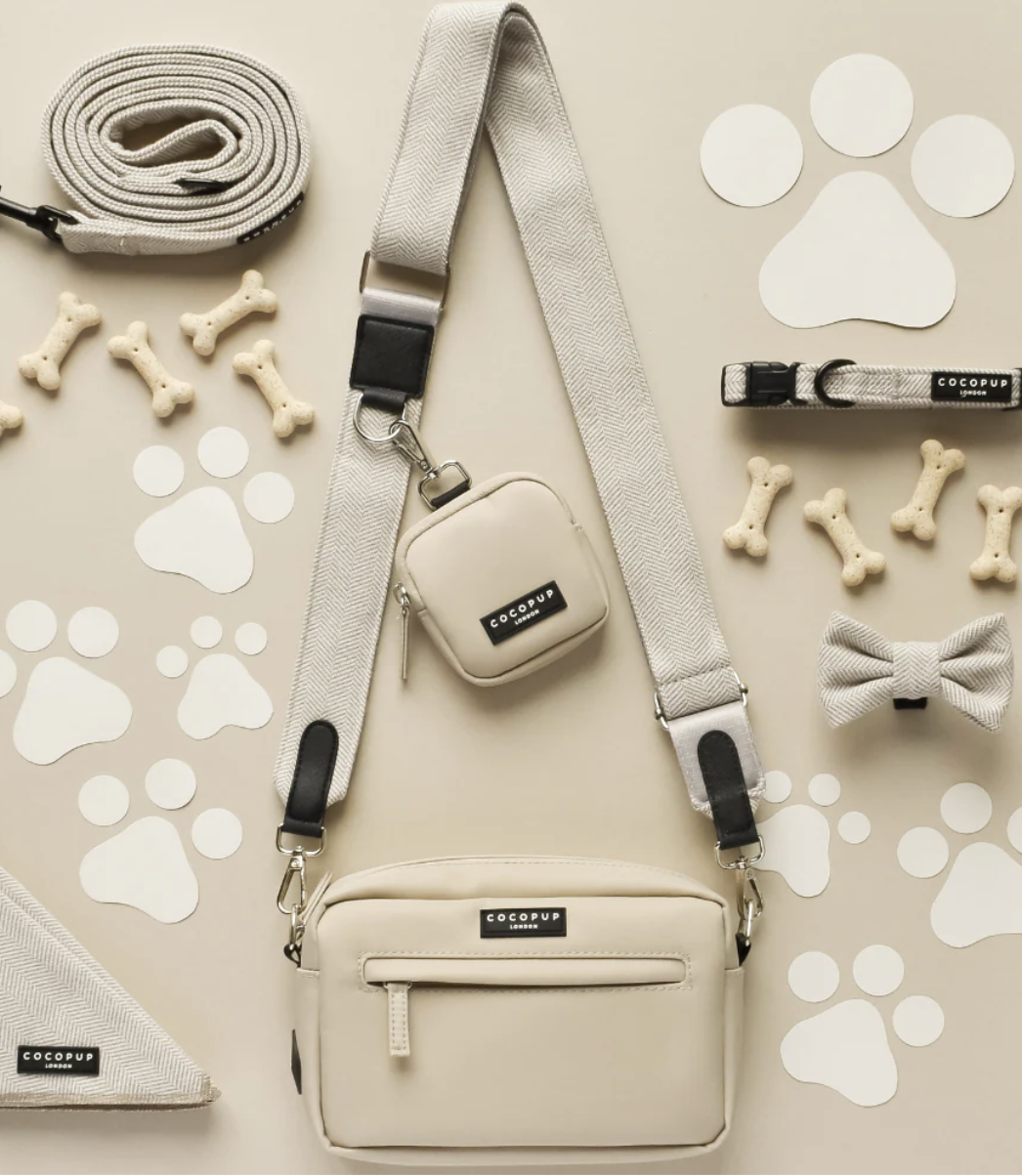 Popruh na pamlskovník CocoPup Tweed Brown