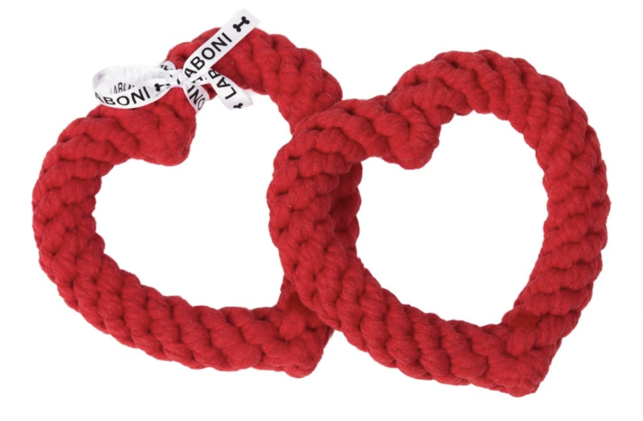 Hračka pro psy LABONI srdce červené