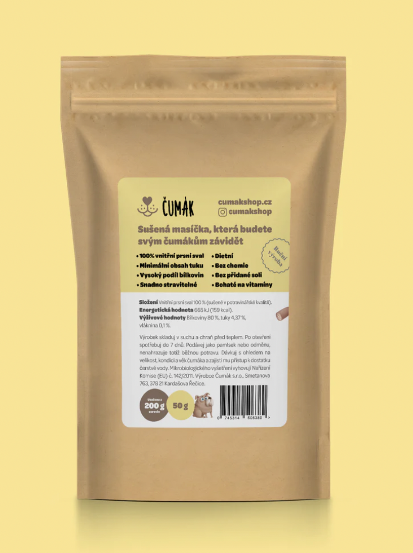 Masíčka kuřecí stripsy Čumák