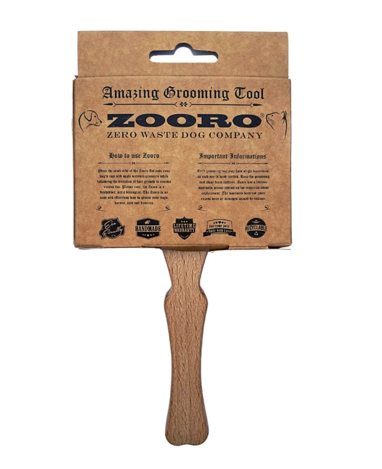 !!!Zooro Grooming Tool hrablo pro vyčesání dlouhé srsti psů a koček