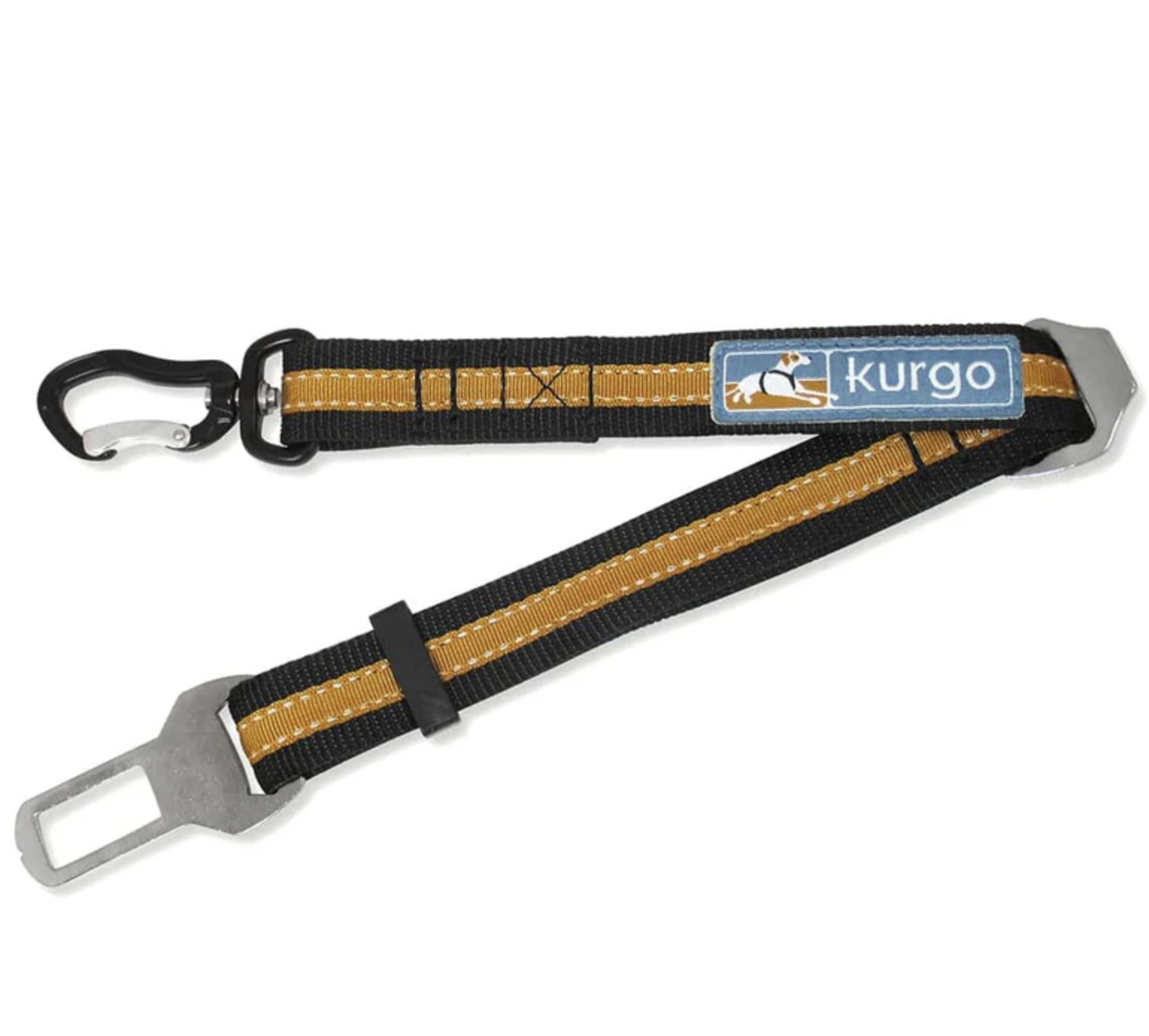 !!!Kurgo Bezpečnostní autopás pro psy s upínacím mechanismem Direct to Seat Belt Swivel Tether oranžový