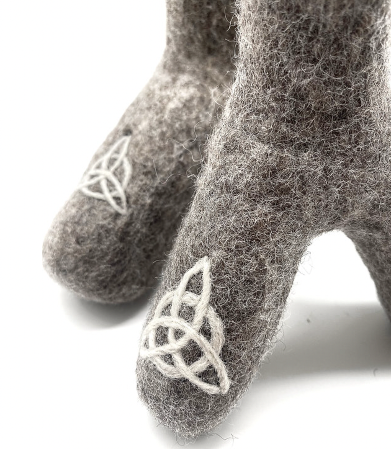 !!!Přetahovací hračka pro psy, Triquetra ručně vyráběná ze 100% vlny