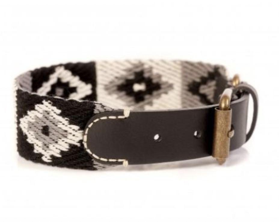 Obojek Buddys Peruvian Indian černý