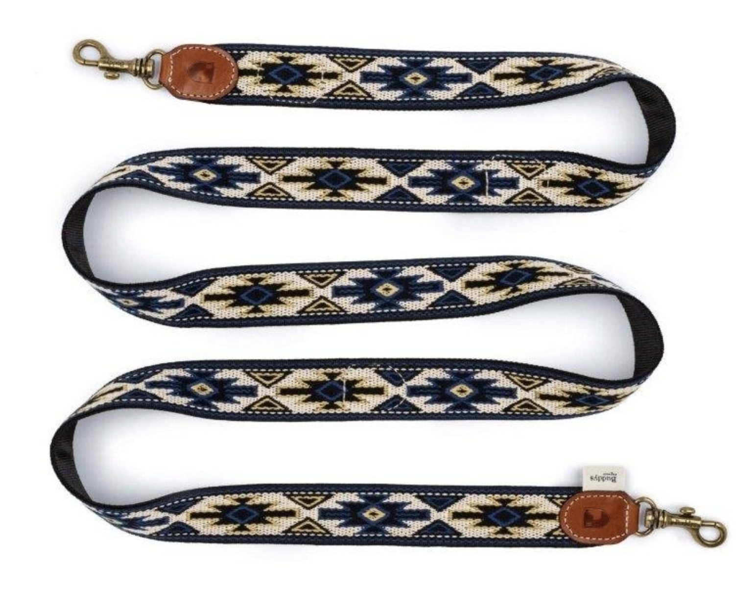 Vodítko Buddys Peyote modré 120cm