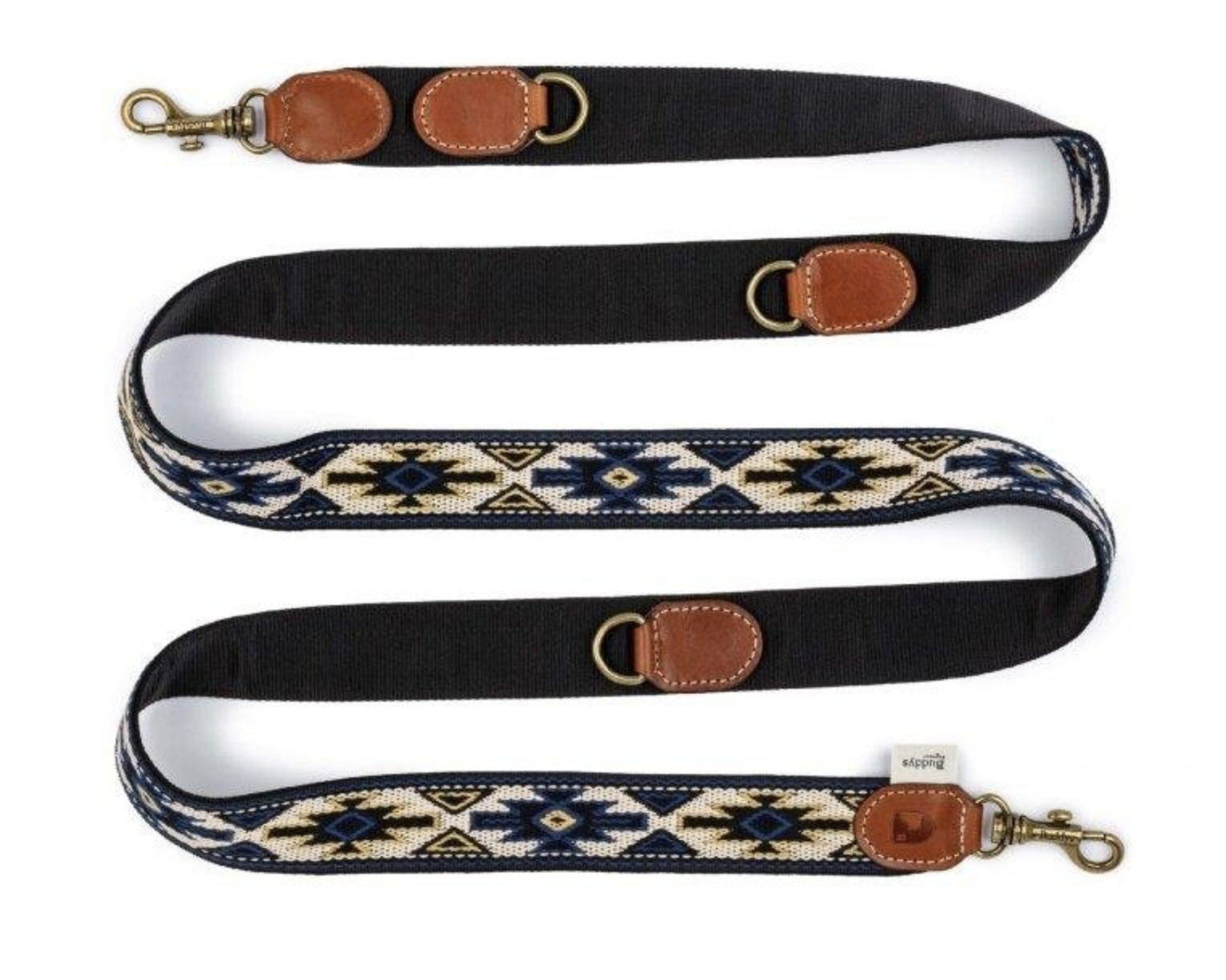 Vodítko Buddys Peyote modré 120cm