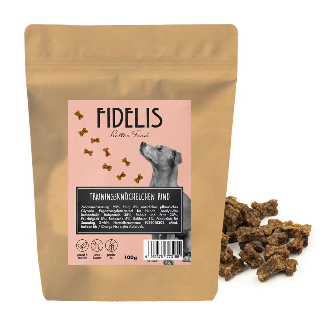 Fidelis Tréninkové kostičky z hovězího masa 100 g