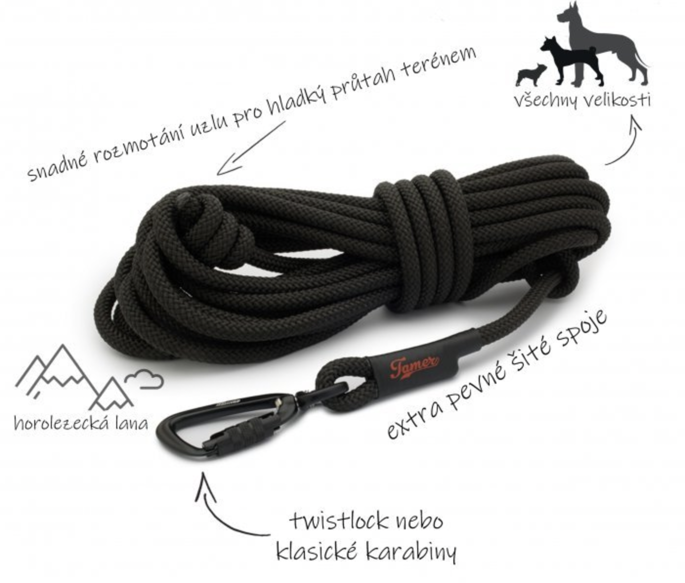 LANOVÉ VODÍTKO - STOPOVAČKA TWIST mini černá