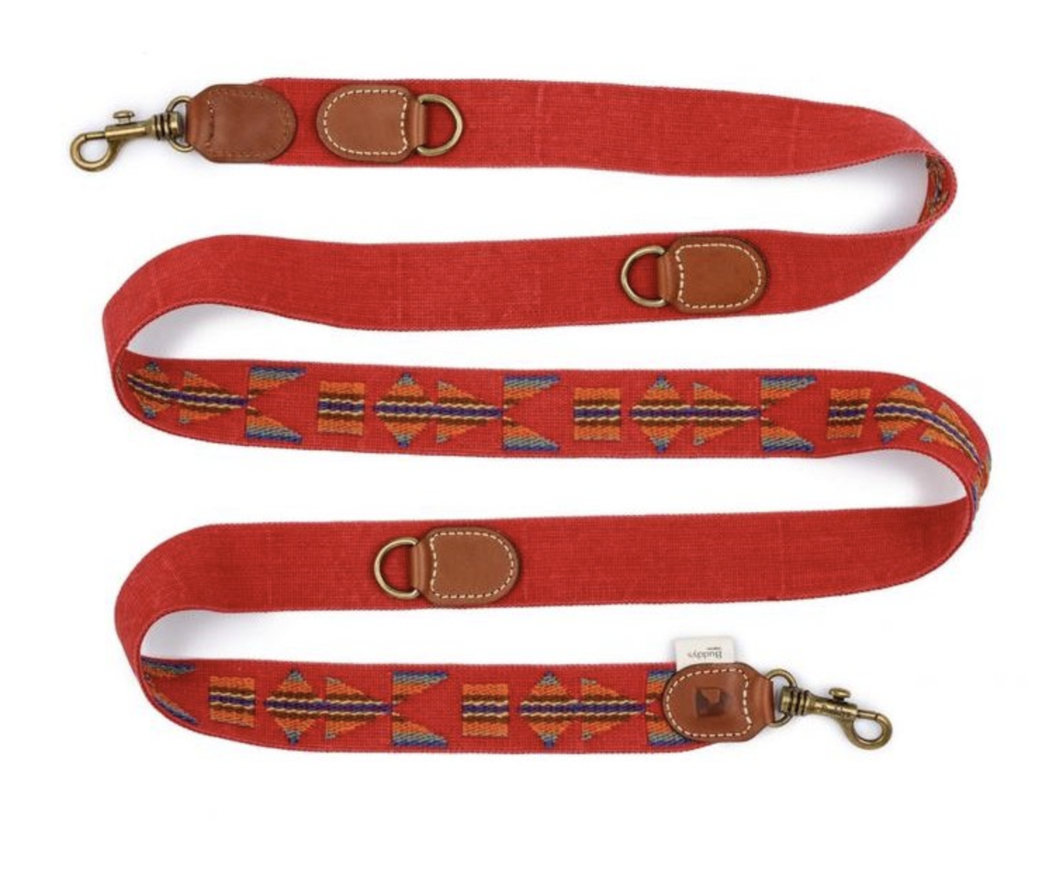 Vodítko pro psy Buddys Etna červené nastavitelné