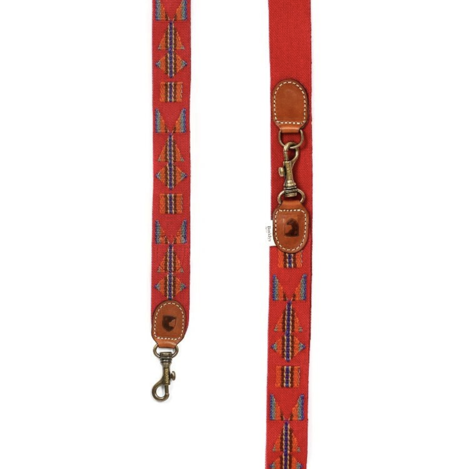 Vodítko pro psy Buddys Etna červené nastavitelné