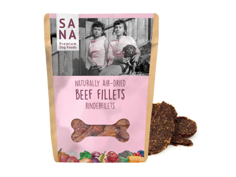 Sanadog Na vzduchu sušené hovězí plátky 100 g