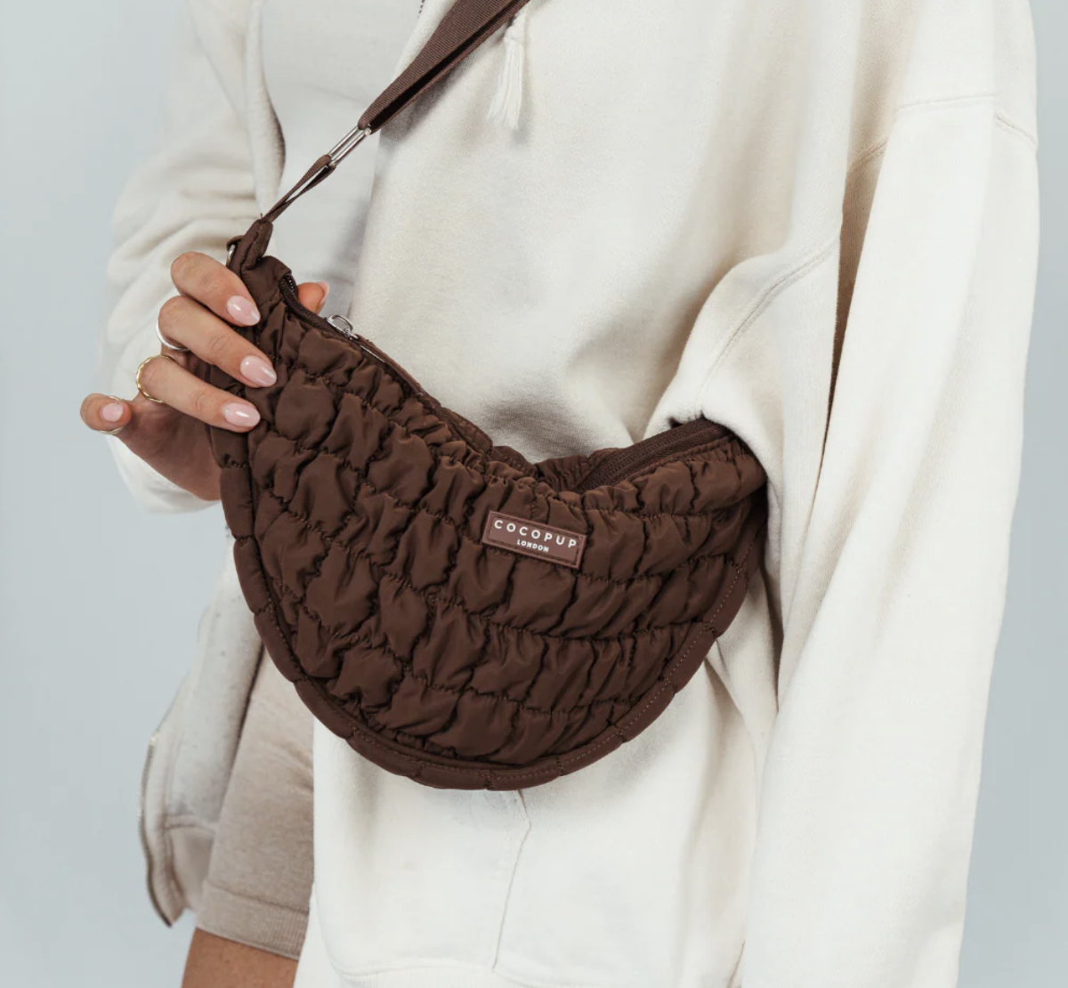 !!!Crossbody pamlskovník Cocopup Espresso