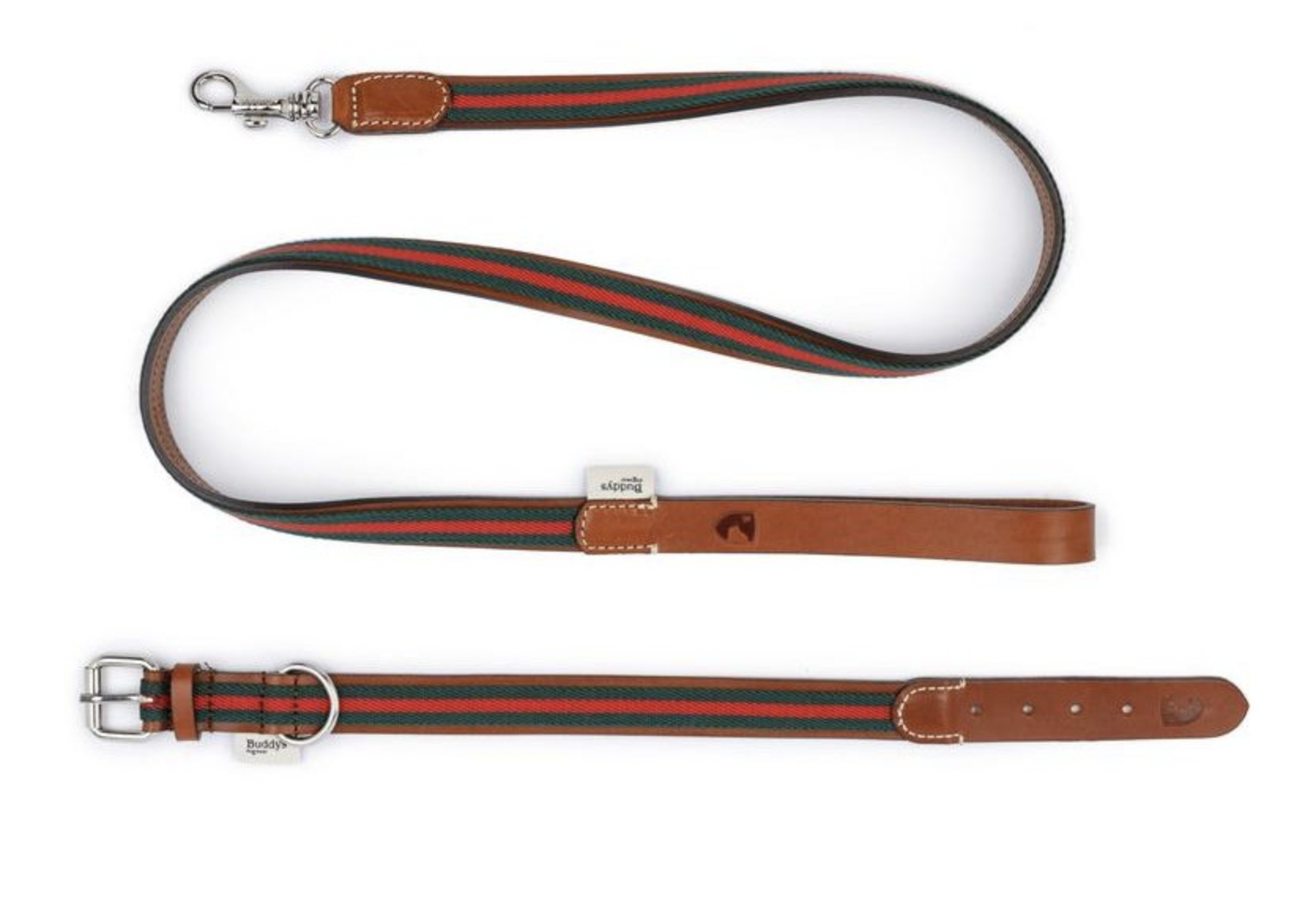 Obojek Buddys Baseball zelený