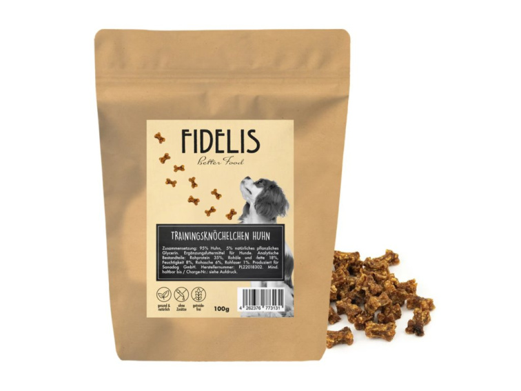Fidelis Tréninkové kostičky z kuřecího masa 100 g