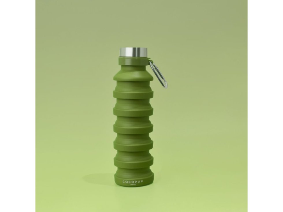 Skládací cestovní láhev na vodu Cocopup Khaki