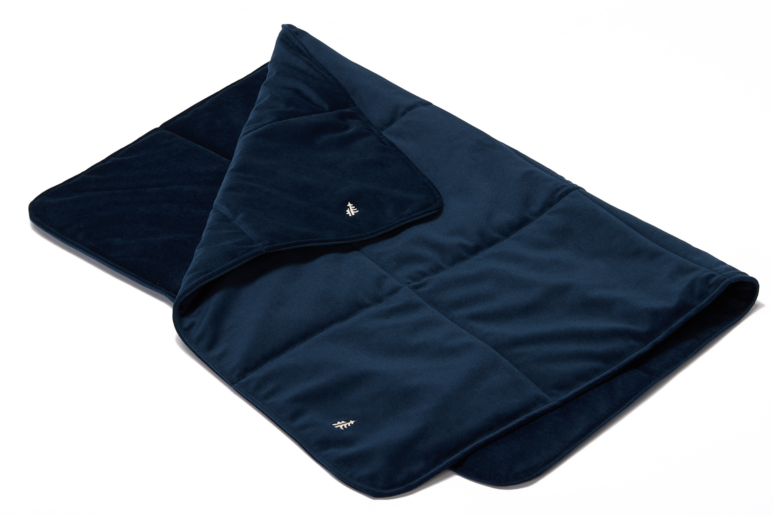 Deka Lebeddie modrá s ovčí vlnou