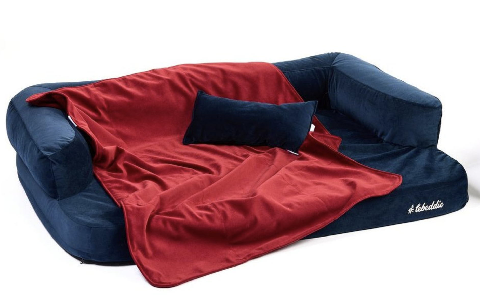 Deka Lebeddie červená s ovčí vlnou